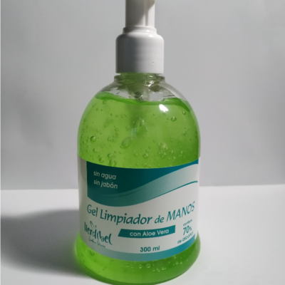 Comprar Gel limpiador de manos 300 ml con aloe vera