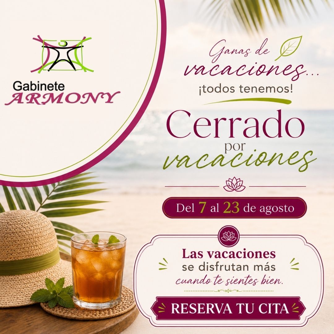 Vacaciones 2026 Gabinete Armony